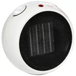 Tesco HOMCOM Table Top Space Heater, Ceramic Electric Heater offer