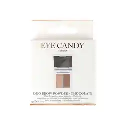 Tesco Eye Candy Duo Brow Powder - Chocolate offer