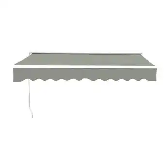 Tesco Living and Home Outdoor Retractable Patio Awning for Window and Door - 300cm W x 250cm D offer