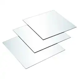 Tesco Living and Home Acrylic Adhesive Wall Mirror Tiles 3pcs - 40cm*40cm offer