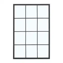 Tesco Living and Home Accent Metal-framed Window Wall Mirror offer