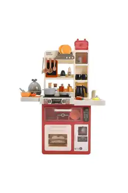 Tesco Living and Home Play House Kitchen Set With 63PCS Kitchen Accessories - Pink offer