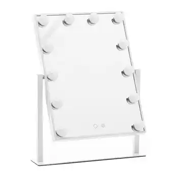 Tesco Living and Home Adjustable Large Rectangular Lighted Makeup Mirror offer