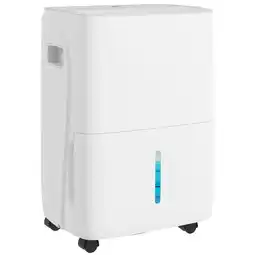 Tesco HOMCOM 30L/Day Dehumidifier with Auto-Clean Filter, 24H Timer offer