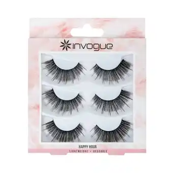 Tesco Invogue Multipack Lashes - Happy Hour offer