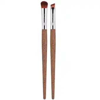 Tesco Dr Botanicals Coffee Ground Set Of 2 Eye Brushes offer