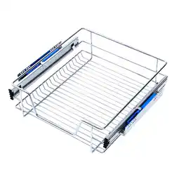 Tesco Living and Home Pull-out Metal Wire Basket Organizer for Kitchen offer