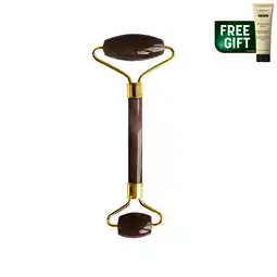 Tesco Dr Botanicals Tiger Eye Harmony & Balancing Facial Roller (Gold Metal Handle) offer