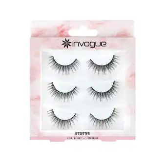 Tesco Invogue Multipack Lashes - Jet Setter offer