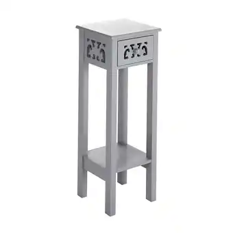 Tesco Living and Home French-Style Console Table with Drawer - Grey offer