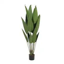 Tesco Living and Home Artificial Decorative Bird of Paradise Plant in Pot- 160cm offer