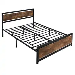 Tesco HOMCOM King Size Metal Bed Frame w/ Headboard & Footboard offer