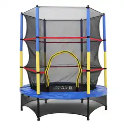 Tesco Living and Home 4.5FT Kids Mini Trampoline with Safety Net Enclosure offer