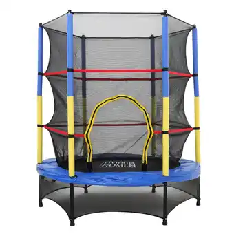 Tesco Living and Home 4.5FT Kids Mini Trampoline with Safety Net Enclosure offer