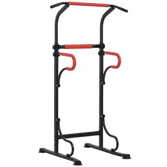 Tesco HOMCOM Steel Multi-Use Exercise Power Tower Station Adjustable Height offer