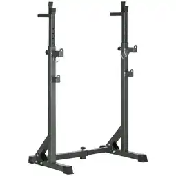 Tesco SPORTNOW Heavy Duty Squat Rack, Adjustable Weight Barbell Stand, Home offer