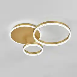 Tesco Living and Home Golden Loops LED Ceiling Light offer