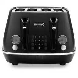 Tesco Delonghi 4 Slice Toaster - CTIN4003.BK offer