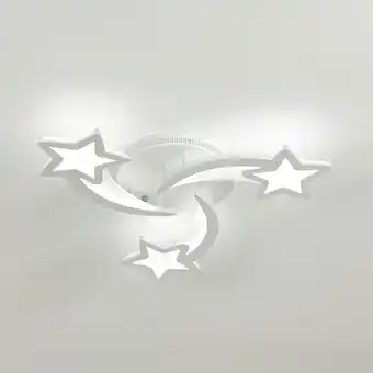 Tesco Living and Home Childish Shooting Stars LED Ceiling Light - White offer