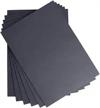 Tesco Stephens Card Black 210gsm, 25 Sheets, Black, A3 offer