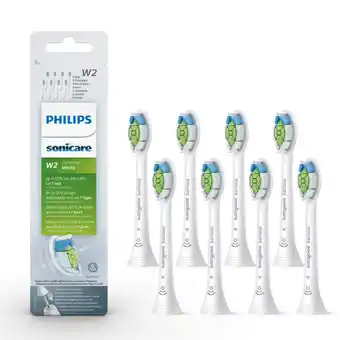 Tesco Philips Sonicare W2 HX6068/12 Optimal White Brush Heads 8 pack White offer