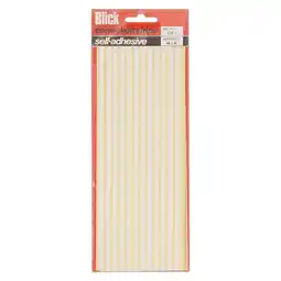 Tesco Blick Self Adhesive Stickers, 8, Rectangular Strip, White, 48 Labels offer