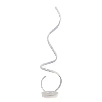 Tesco Living and Home LED Spiral Floor Lamp with White Light - White offer