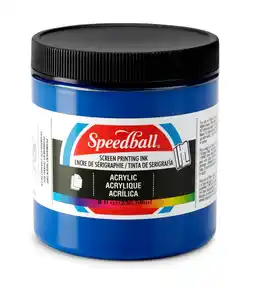 Tesco Speedball Acrylic Screen Printing Ink, Process Cyanine, 8oz offer