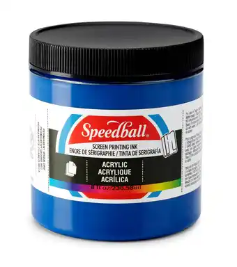 Tesco Speedball Acrylic Screen Printing Ink, Process Cyanine, 8oz offer