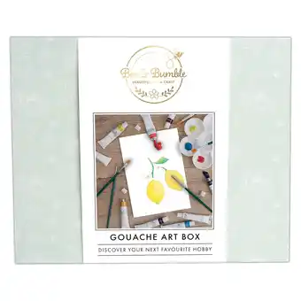 Tesco Bee & Bumble Gouache Art Box, Multicoloured, Single Craft Kit offer