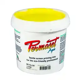 Tesco Permaset Aqua Standard Ink, Mid Yellow, 1 Litre offer