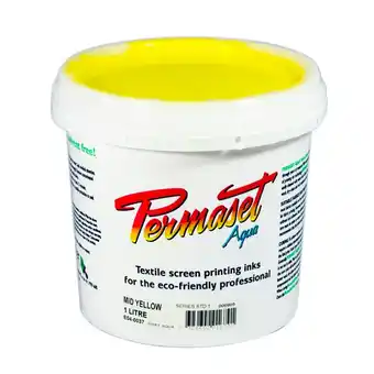 Tesco Permaset Aqua Standard Ink, Mid Yellow, 1 Litre offer