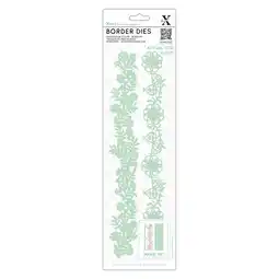 Tesco Xcut Border Dies - Floral Borders, Silver, Set of 2 offer