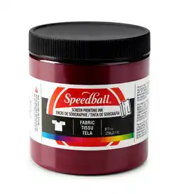 Tesco Speedball Fabric Screen Printing Ink, Burgundy, 8oz offer