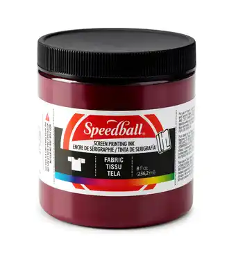 Tesco Speedball Fabric Screen Printing Ink, Burgundy, 8oz offer