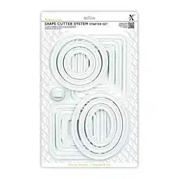 Tesco Xcut Shape Cutter System Starter Set, White, Set of 13 offer