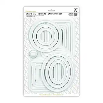 Tesco Xcut Shape Cutter System Starter Set, White, Set of 13 offer