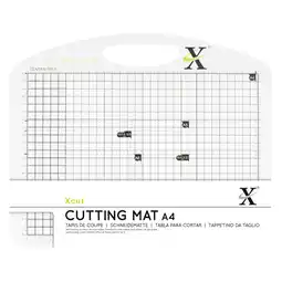 Tesco Xcut Self Healing Duo Cutting Mat, Black & White, A4 offer