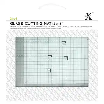 Tesco Xcut Tempered Glass Cutting Mat, Clear, 13 x 13 offer