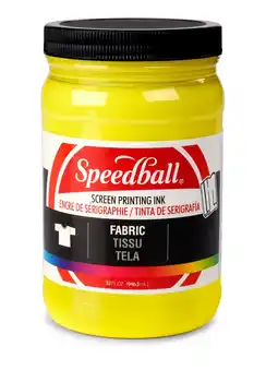 Tesco Speedball Fabric Screen Printing Ink, Process Yellow, 32oz offer