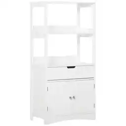 Tesco kleankin Bathroom Floor Storage Cabinet Kitchen Sideboard offer