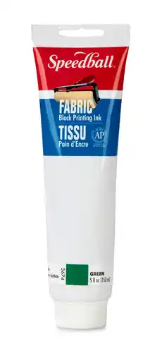 Tesco Speedball Fabric Block Printing Ink, White, 5oz offer