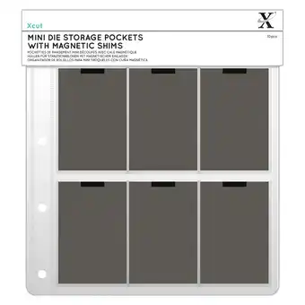 Tesco Xcut Mini Dies Storage Wallets with Magnetic Shim , Clear, Pack of 10 offer