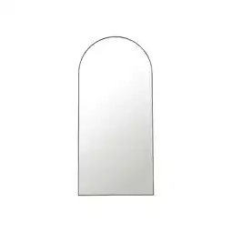 Tesco Furniturebox Ottilie Large Full Length Black Arch Wall Mirror offer