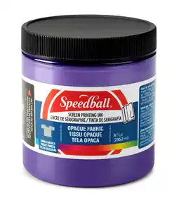 Tesco Speedball Opaque Fabric Screen Printing Ink, Amethyst, 8oz offer