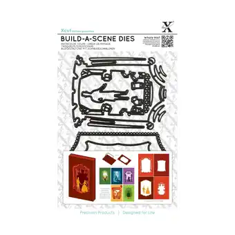 Tesco Xcut Shadow Box Dies - Theatre, Silver, Set of 6 offer