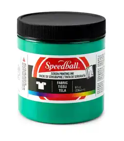 Tesco Speedball Fabric Screen Printing Ink, Green, 8oz offer