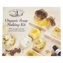 Tesco House of Crafts Organic Soap Making, Multicoloured, Single Craft Kit offer