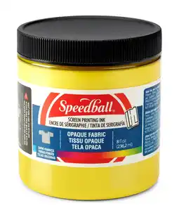 Tesco Speedball Opaque Fabric Screen Printing Ink, Citrine, 8oz offer