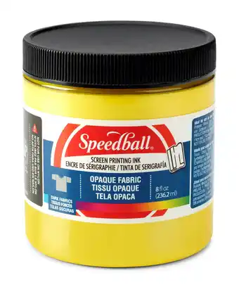 Tesco Speedball Opaque Fabric Screen Printing Ink, Citrine, 8oz offer